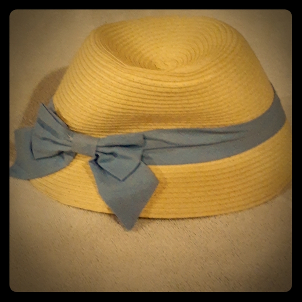 Blue ribbon hat S/M